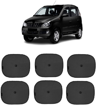 BROTHERTWO Side Window, Rear Window Sun Shade For Mahindra Quanto(Black)
