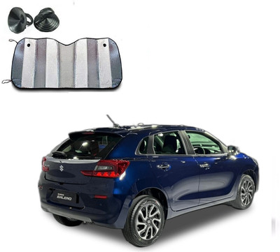 KOZDIKO Windshield Sun Shade For Maruti Suzuki Baleno(White)