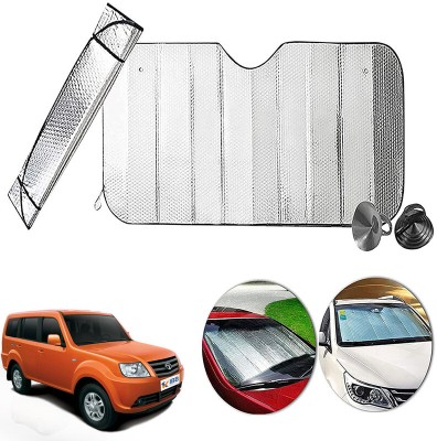 AUTO PEARL Dashboard, Windshield Sun Shade For Tata Grand Dicor(Silver)