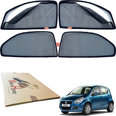WolkomHome Side Window Sun Shade For Maruti Suzuki Ritz(Black)