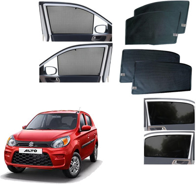 Crc Side Window Sun Shade For Maruti Suzuki Alto 800(Black)