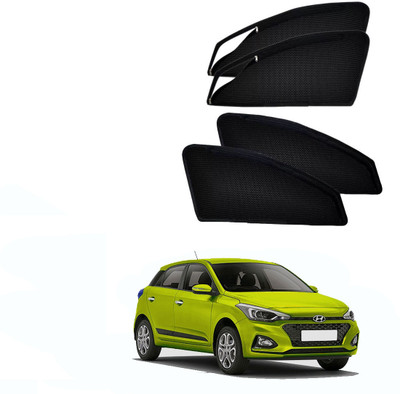 HARKRISH Side Window Sun Shade For Hyundai Elite i20(Black)