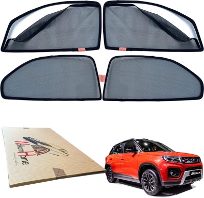 WolkomHome Side Window Sun Shade For Maruti Suzuki Vitara Brezza(Black)