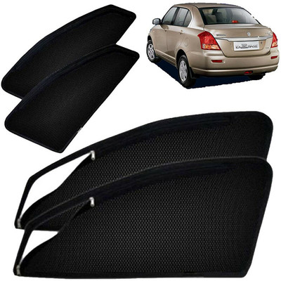 G ILIKA Rear Window, Side Window Sun Shade For Maruti Suzuki Swift Dzire(Black)