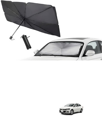 GONAMA Windshield Sun Shade For Volkswagen Universal For Car(Silver)