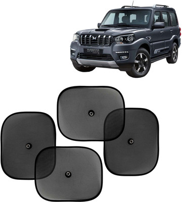 Kingsway Side Window, Rear Window, Windshield Sun Shade For Mahindra Scorpio(Black)