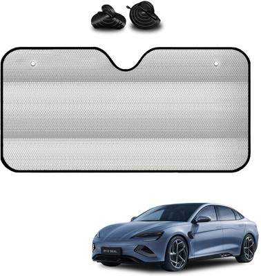 COSMOGEAR Windshield, Dashboard, Rear Window Sun Shade For BYD Universal For Car(Silver)