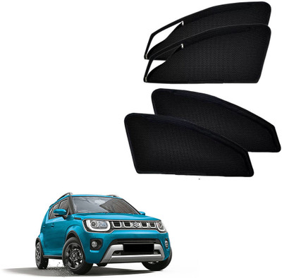HARKRISH Side Window Sun Shade For Maruti Suzuki Ignis(Black)