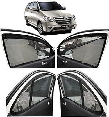 HARKRISH Side Window Sun Shade For Toyota Innova(Black)