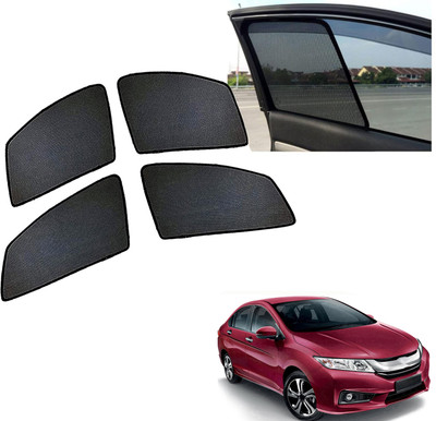 PEEPS STORE Side Window Sun Shade For Honda New City(Black)