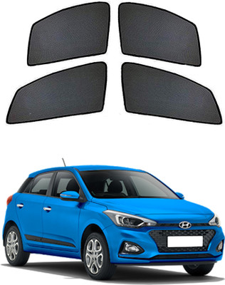 PEEPS STORE Side Window Sun Shade For Hyundai Elite i20(Black)