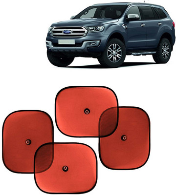 Kingsway Side Window, Rear Window, Dashboard, Sun Roof, Windshield Sun Shade For Ford Endeavour(Red)