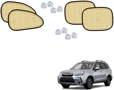 Automotive Prist Side Window Sun Shade For Subaru Forester(Beige)