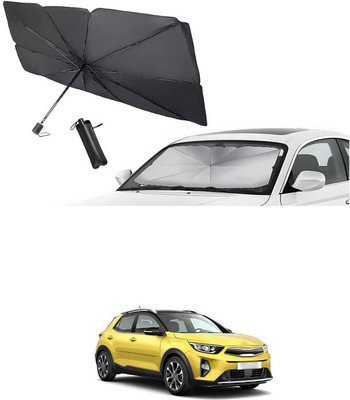 GONAMA Windshield Sun Shade For Hyundai Universal For Car(Silver)