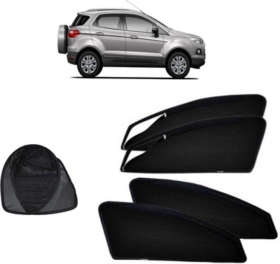 Magnetic Rear Window Sun Shade For Ford Ecosport(Black)