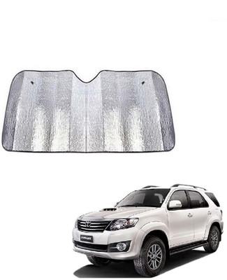 SPREADX Windshield Sun Shade For Toyota Fortuner(Silver)