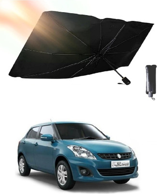 ROSHNEER ENTERPRISES Windshield Sun Shade For Maruti Suzuki Swift Dzire(Black, Silver)