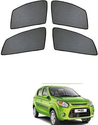 PAHWAAL Side Window Sun Shade For Maruti Suzuki Alto 800(Black)