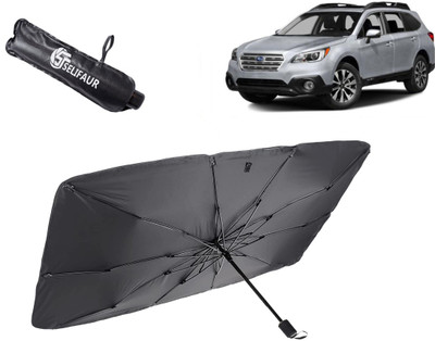 Selifaur Dashboard, Rear Window, Sun Roof, Windshield Sun Shade For Subaru Outback(Black)