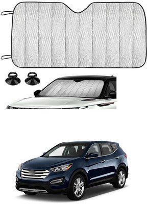 GONAMA Windshield Sun Shade For Hyundai Universal For Car(Silver)