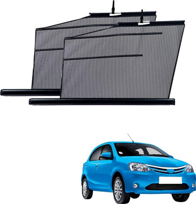 SS Zeeber Side Window Sun Shade For Toyota Etios Liva(Black)