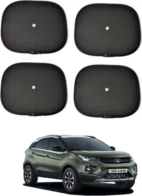 APICAL Side Window Sun Shade For Tata Universal For Car(Black)