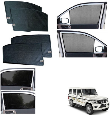 WolkomHome Side Window Sun Shade For Mahindra Bolero(Black)