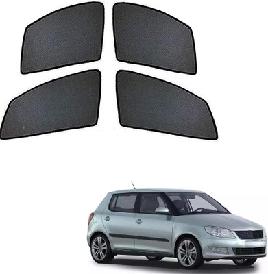 PEEPS STORE Side Window Sun Shade For Skoda Fabia(Black)