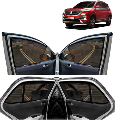 Kingsway Side Window, Rear Window Sun Shade For MG Hector(Black)