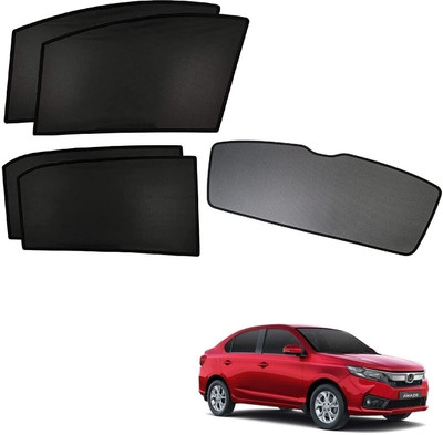 KOZDIKO Side Window, Rear Window Sun Shade For Honda Amaze(Black)
