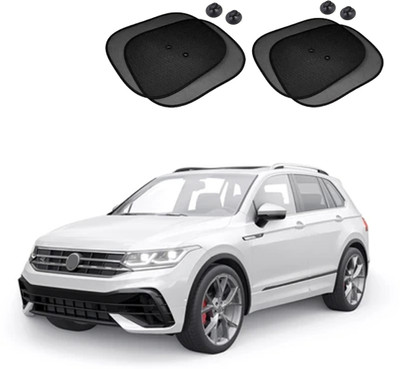 Shopone Rear Window, Side Window Sun Shade For Volkswagen Tiguan(Black)