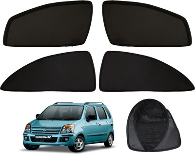 Tech Auto Side Window Sun Shade For Maruti Suzuki WagonR(Black)