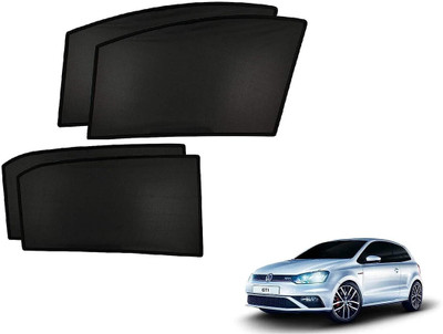 RAKRISH Side Window, Rear Window Sun Shade For Volkswagen Polo(Black)