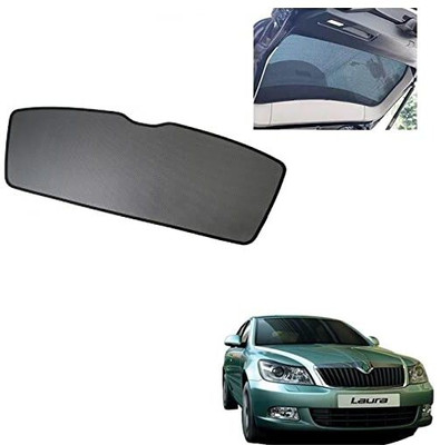 RAKRISH Rear Window Sun Shade For Skoda Laura(Black)