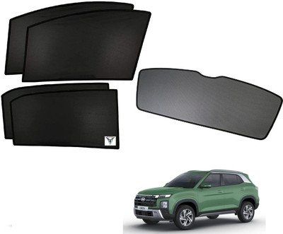 KOZDIKO Side Window, Rear Window Sun Shade For Hyundai Creta(Black)