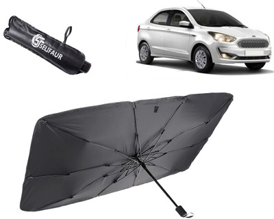 Selifaur Dashboard, Rear Window, Sun Roof, Windshield Sun Shade For Ford Aspire(Black)