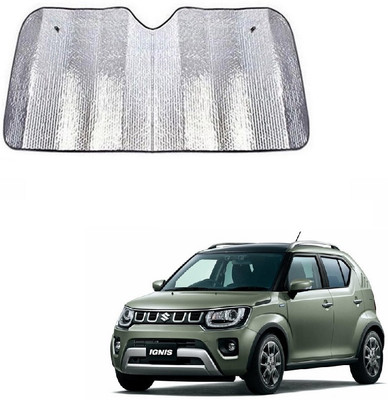 SPREADX Windshield Sun Shade For Maruti Suzuki Ignis(Silver)