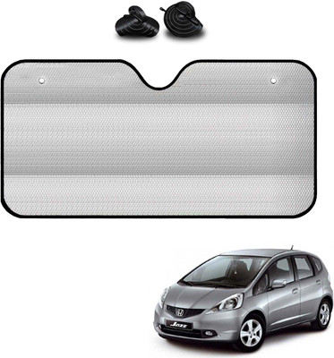 COSMOGEAR Windshield, Dashboard, Rear Window Sun Shade For Honda Jazz(Silver)