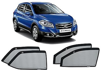 AUTOFIXER Side Window Sun Shade For Maruti Suzuki S-Cross(Black)