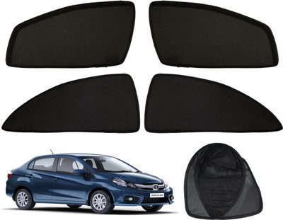 Tech Auto Side Window Sun Shade For Honda Amaze(Black)