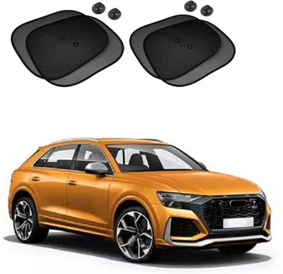 Shopone Rear Window, Side Window Sun Shade For Audi Q8(Black)