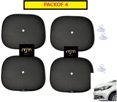 MJM Side Window Sun Shade For Honda Universal For Car(Black)