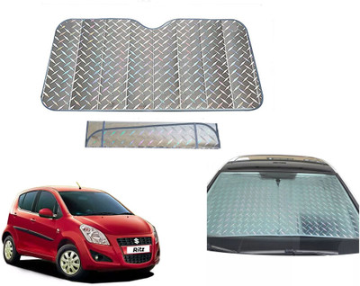 AUTO PEARL Dashboard, Windshield Sun Shade For Maruti Suzuki Ritz(Grey)