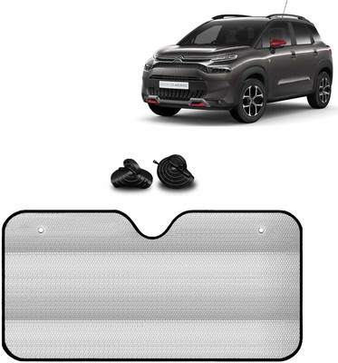 Kingsway Windshield, Dashboard, Rear Window Sun Shade For Citroen C3 Aircross(Silver)