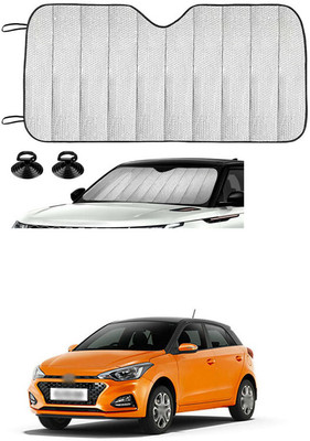 GONAMA Windshield Sun Shade For Hyundai Elite i20(Silver)