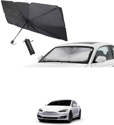 GONAMA Rear Window Sun Shade For Tata Universal For Car(Silver)
