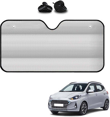 COSMOGEAR Windshield, Dashboard, Rear Window Sun Shade For Hyundai Grand i10 NIOS(Silver)
