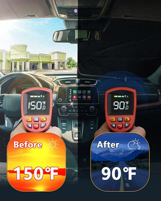 DITCAFOS Dashboard Sun Shade(Multicolor)