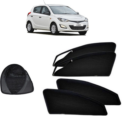 Magnetic Side Window Sun Shade For Hyundai i20(Black)
