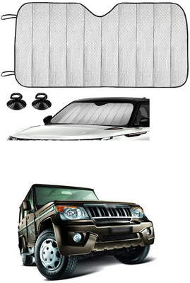 GONAMA Rear Window Sun Shade For Mahindra Bolero(Silver)